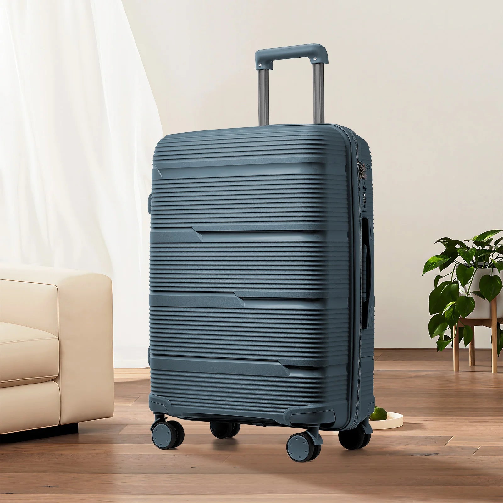 2024 Neues Design Reisekoffer Rollend, Damen Herren Handgepäck Reise Trolley 20 Zoll, Boarding Cabin Gepäck Koffer 24 28''.