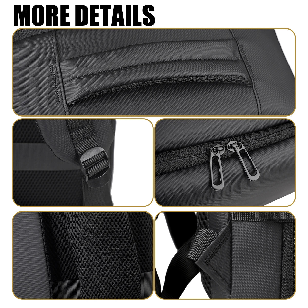 Urban Commuting Herren-Business-Rucksack mit großem Fassungsvermögen, wasserdicht, für Reisen, Boarding, Laptop, Geschäftsreise, Rucksack für Damen, erweiterbar, Familienreisen.