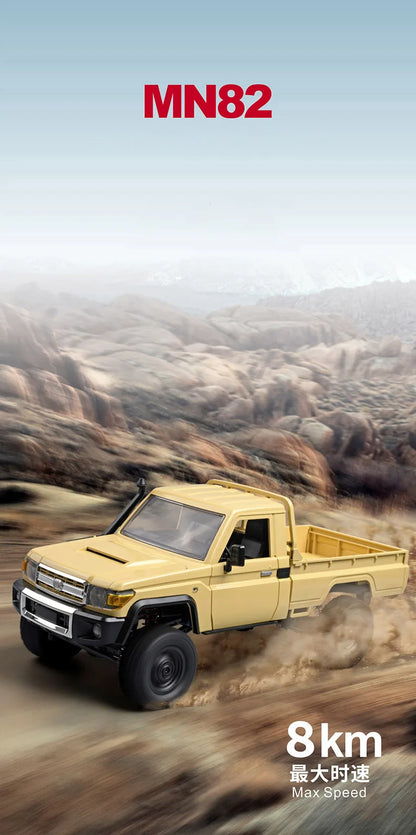 MN82S RC Crawler 1/12 Full Scale LC79 RC Pickup Short Truck 4WD Remote Control Climbing Off-road Car Toys for Kids Adults Gifts