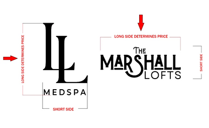 Personalized Large Business Sign Wall Mounted Acrylic 3D Logo Sign Custom Wall Art Beauty Salon Shop Bar Decor Home Decorations.