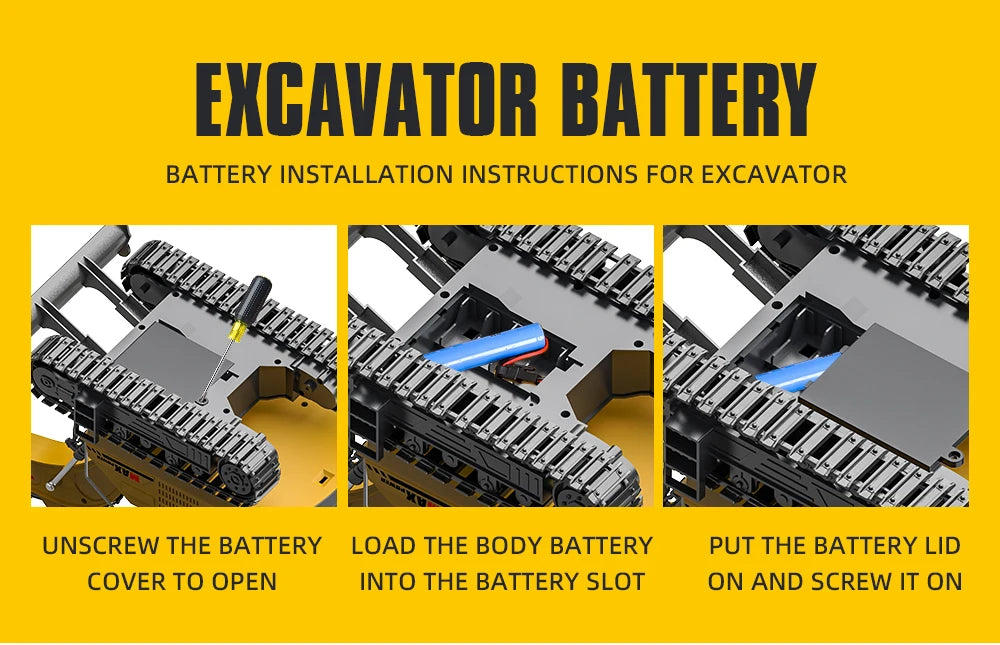 Alloy Rc Excavator Truck Toy Kids Remote Control Engineering Trucks Electric Vehicle Machine Games for Kids Boys Birthday Gifts.