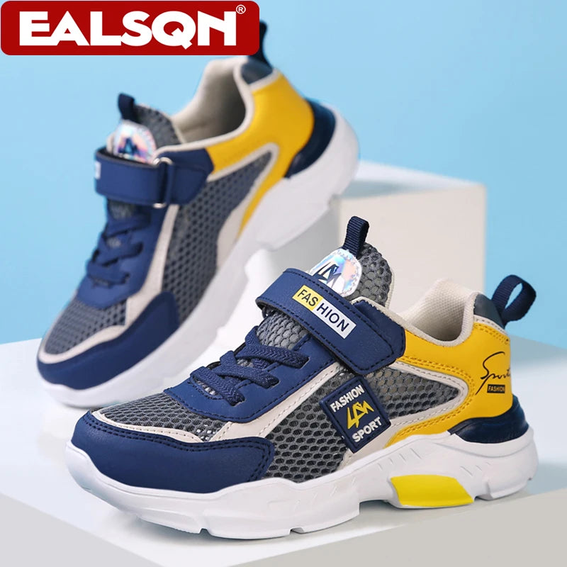 4 Color Kids' Breathable Mesh Sneakers Non-Slip School Sports Shoes for Boys Girls Lightweight Casual Walking Shoes.