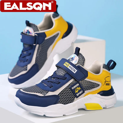 4 Color Kids' Breathable Mesh Sneakers Non-Slip School Sports Shoes for Boys Girls Lightweight Casual Walking Shoes.