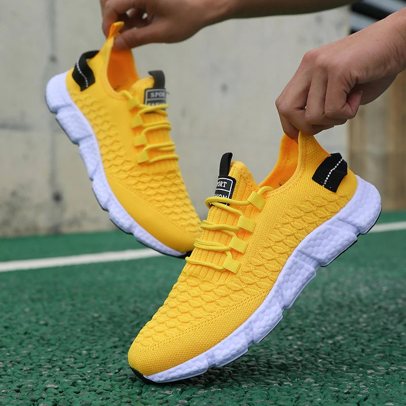 Hot Sports Fashion Men's Sneakers Breathable Lightweight Running Shoes 2025 New Men Women Casual Walking Sneakers Tenis Feminino.