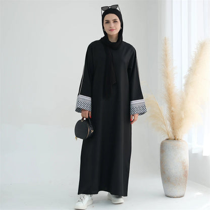 Ramadan Eid Plain Modest Abaya Dubai Muslim Islam Kaftan Dress Abayas For Women Kebaya Caftan Marocain Vestidos Robe Musulmane.