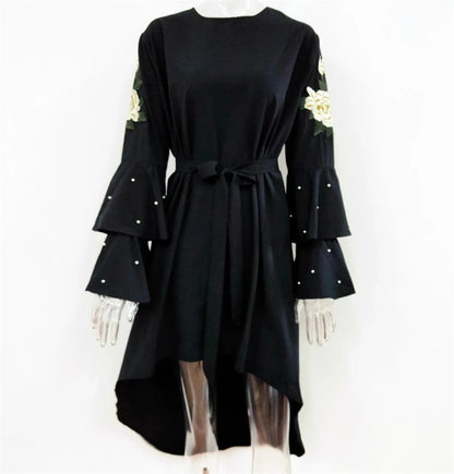 Ramadan Black Abaya Damen Dubai Luxury Islamic Women Muslim Dress Kebaya Kaftan Robe Musulmane Caftan Marocain Femme.