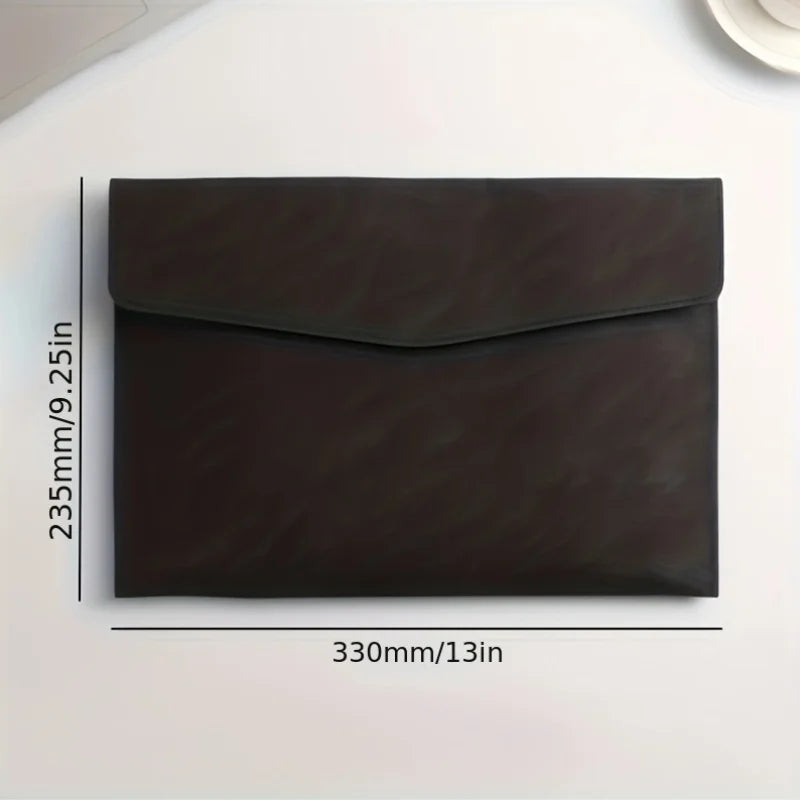 A4 File Storage Bag Simple File Folders Business Office School File Organizer Bags Laptop Sleeve.