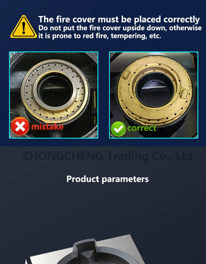 Furious Fire Stove Commercial Single Stove Liquefied Gas Stove Stir-frying High pressure stove stainless steel desktop gas stove