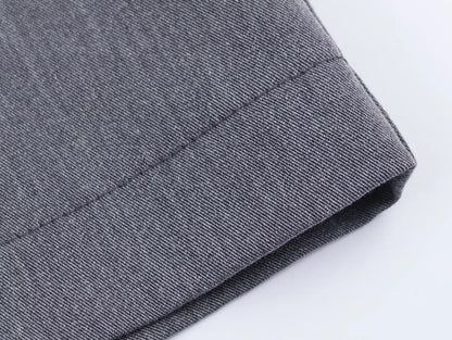 HH Frau Mode Vielseitige Lange Ärmel Zweireiher Tasche Dekoration Blazer + High Street Casual Pendeln Hose 2-teiliges Set