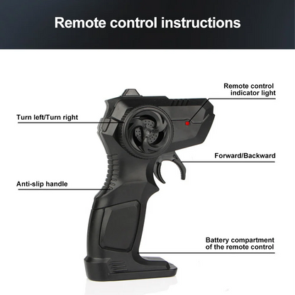 Off-Road vehicle 4WD Drive 2.4GHz Remote Control 45-degree Climbing Car Toy for Sandy Rocky Terrain Gifts for Boys Age 6-12.