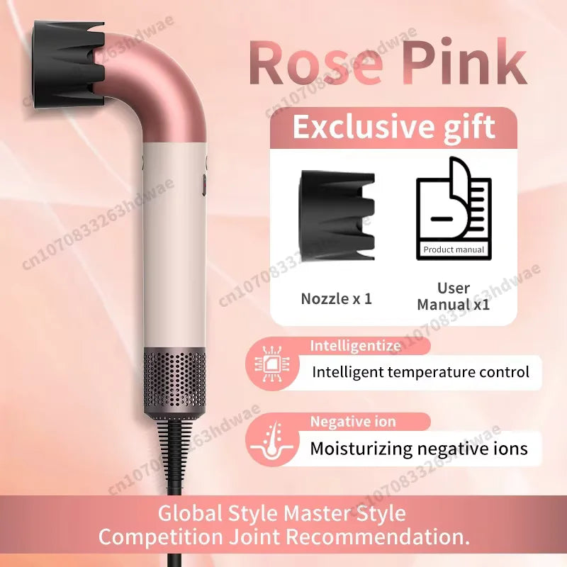 Ion Hair Dryer Professional Super Ionic Hairdryer Woman Electric Barber Blower Leafless Dry Machine