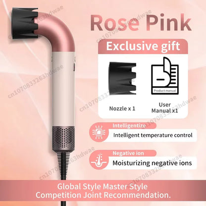 Ion Hair Dryer Professional Super Ionic Hairdryer Woman Electric Barber Blower Leafless Dry Machine