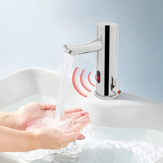 Automatic Infrared Sensor Water Faucet Non-Contact Washbasin Tap, for Kitchen, Bathroom Cold and Hot Water Faucet