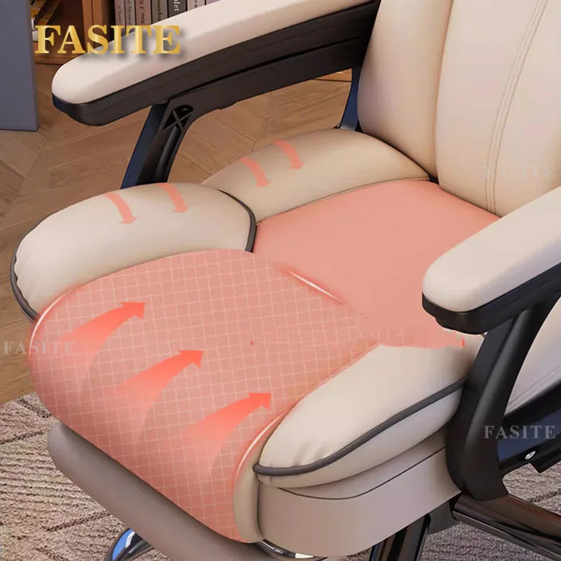 Rückenstütze Bürostuhl Armlehne Ergonomischer drehbarer mobiler Gaming-Stuhl Computertisch Chaise De Bureaux