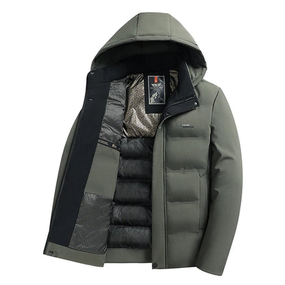 Top Grade Winter New Brand Hooded Casual Fashion Windbreaker Quilted Parka Jacket Puffer Bubble Coats Outwear Men Clothes