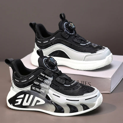 Autumn New Design Children Sneaker Boy Sports Shoes Fashion 4 To 12 Years Kids School Tennis Shoes Boy Casual Sneaker.