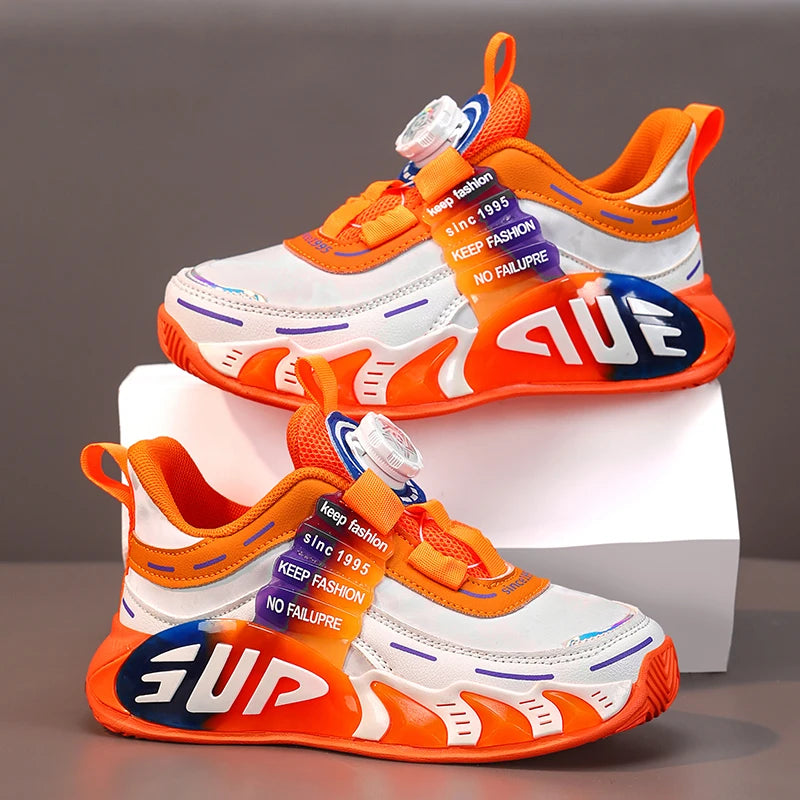 Autumn New Design Children Sneaker Boy Sports Shoes Fashion 4 To 12 Years Kids School Tennis Shoes Boy Casual Sneaker