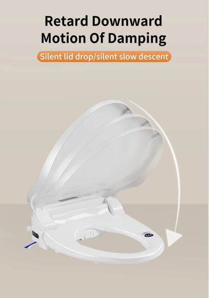Intelligenter elektronischer Toilettensitzbezug – kabellose Fernbedienung, 3-in-1-Warmsystem, wassersparend – beheizt, trocken, waschen für modernes Badezimmer