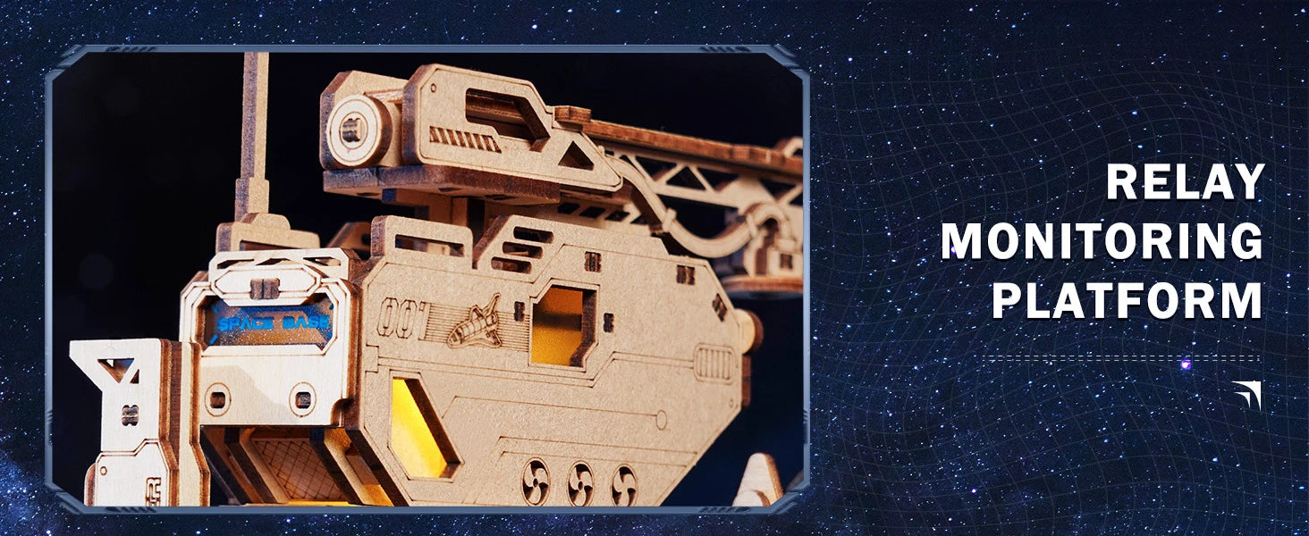 Robotime Rokr 3D Wooden Puzzle Space Shuttle Model Kits For Adults To Build STEM Toy Gift LKA02.