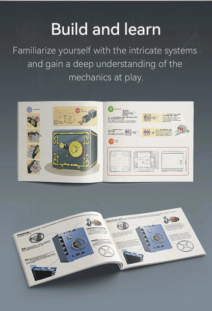 Cada 422PCS City Retro Combination Safe Building Blocks The Secret of Safe Experiment Education Bricks Toys Boys Gifts.