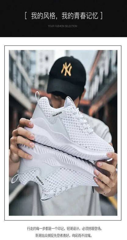 Sommer Tennis Casual Mesh Schuhe Atmungsaktive Hohl training fitness Plattform Weichen Boden Läuft Leichte Vulkanisierte Schuhe