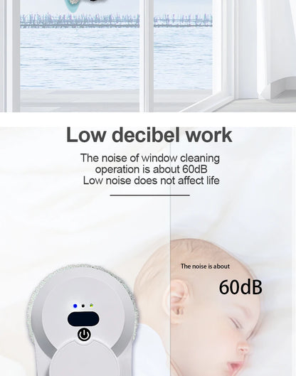 PuRuiKai robot electric automatic window cleaning Robotic vacuum cleaner, with remote control, two-way automatic spray.