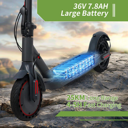 AOVOPRO LP10 500W Electric Scooter 42V 10.5Ah 35KM/H 35KM Long Range 10 Inch with Shock Absorption Smart Foldable EScooter