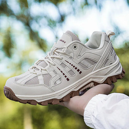 Men‘s Waterproof Hiking Shoes Outdoor Trainers Lace-up Climbing Shoes Women Trekking Sneakers Anti-slip  Tactical Sneaker.