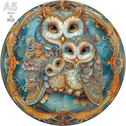 Deer in The Forest Wooden Puzzle Unique Shape Animal Puzzle Adult Relaxation Gift Exquisite Boxed Set with Decorative Artworks