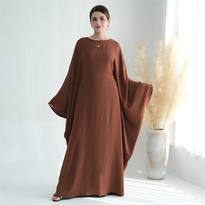 Ramadan Eid Baumwolle Leinen Khimar Abaya Set Dubai Muslim Sets Hijab Kleid Kaftan Abayas Kaftan Marocain Femme Vestidos Para Mujer