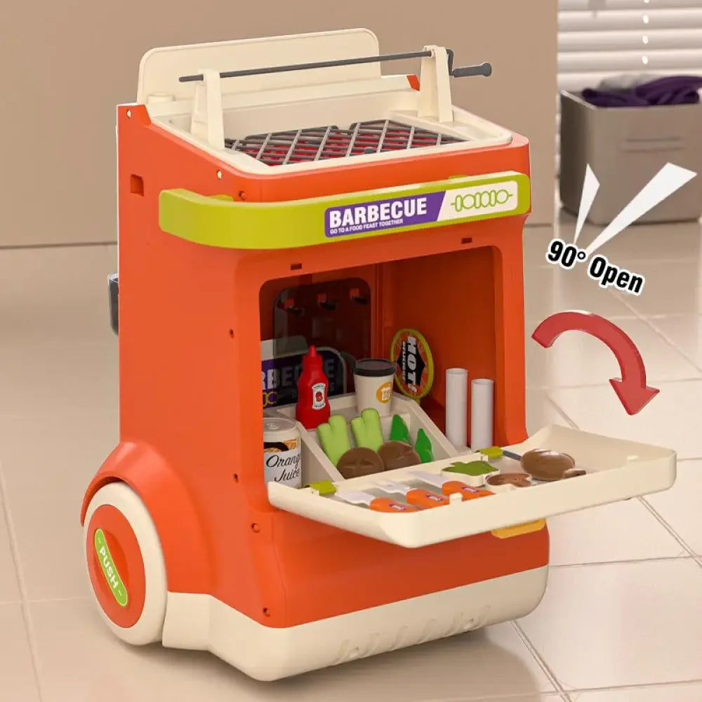 Kitchen Food Role Play Pretend Play Children Toy Ice Cream Candy Sweet Dessert Accessories Toys for Kid Christmas Birthday Gifts.