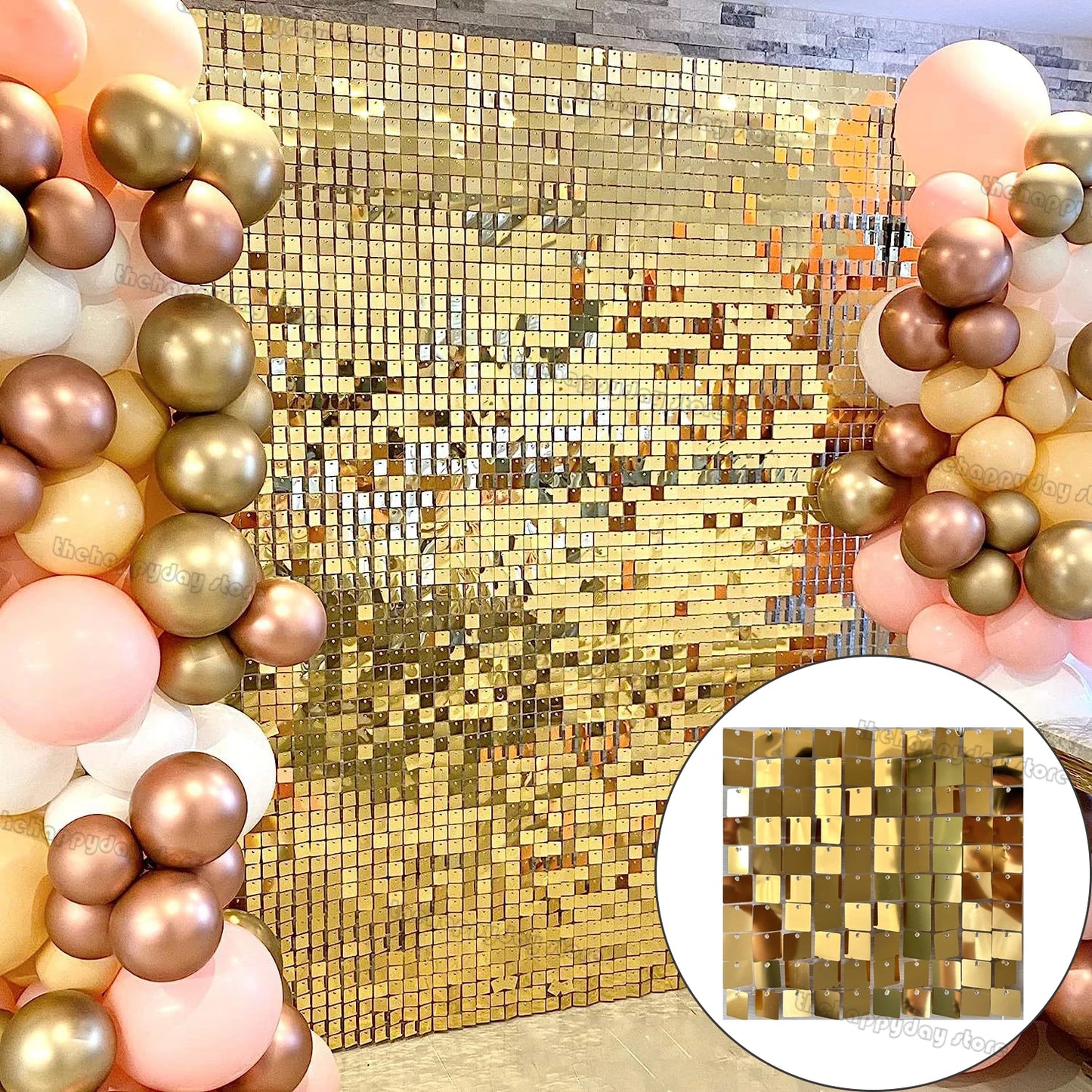 20/10/5Pcs 4D Runde Folienballons 10/18/22 zoll Metall Rose Gold Silber 4D Folienballons Helium Luft Globos Geburtstag Hochzeit Dekor