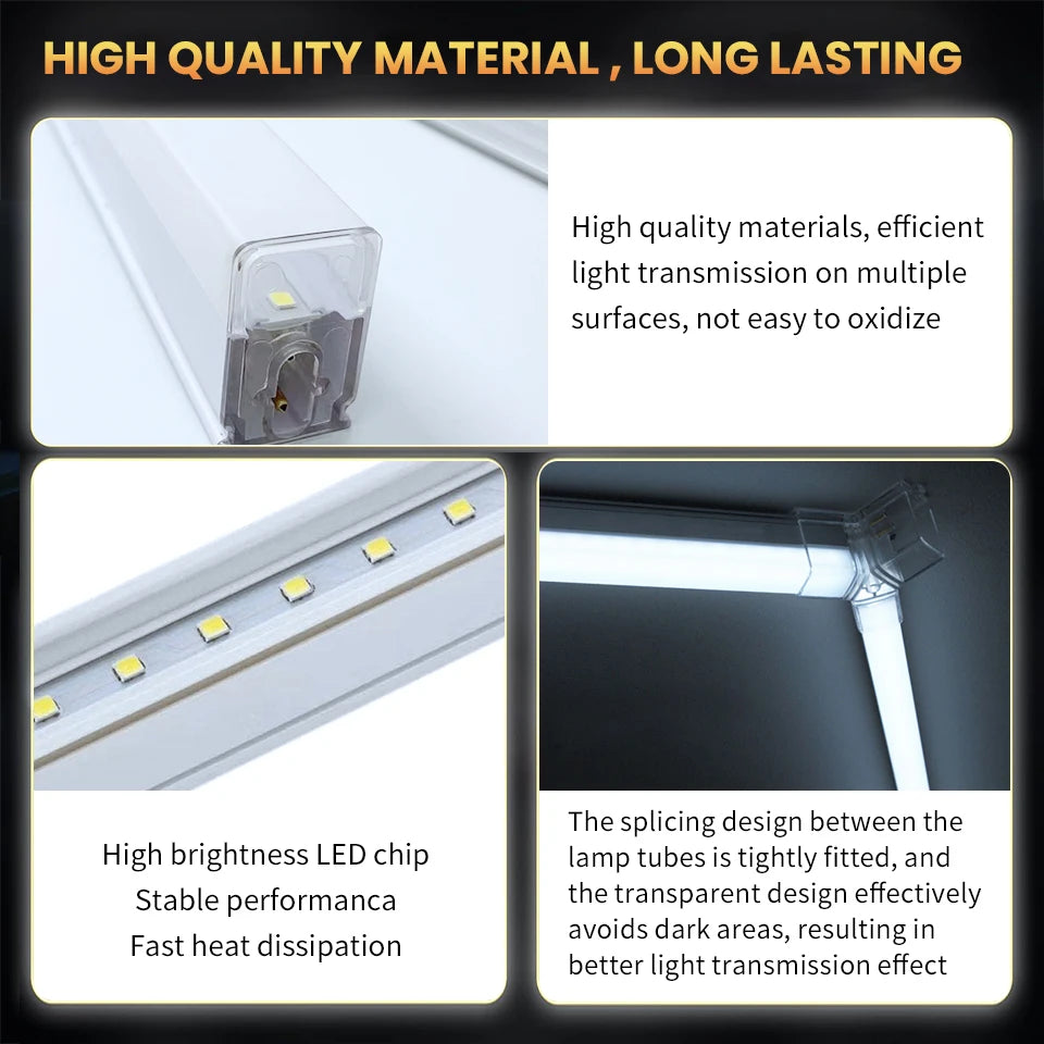 LED Honeycomb Lamp Barbershop Light Hexagon Lights Lamp AC85-265V Led Tube Ceiling Lighting For Car Detailing Workshop.