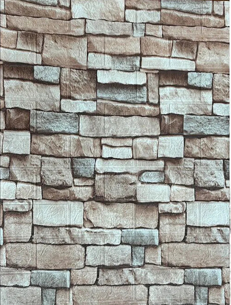 Decorative waterproof and moisture-proof self-adhesive wallpaper retro style home decor bedroom living room background wall