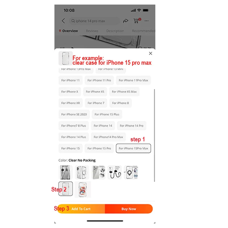 Clear Case For iPhone 17 16 Pro Max 17 Air Case 16 15 14 13 12 11 Pro Max Case For Magsafe for iPhone16 Plus Luxury Cover Cases.