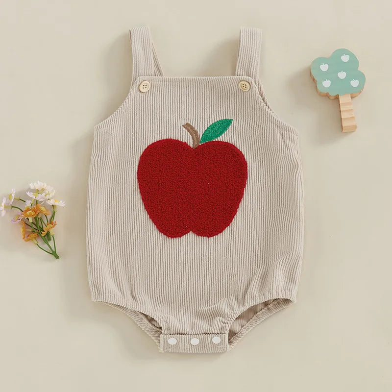 Frühling Herbst Baby Kleidung Cord Bodys 0-18M Kleinkind Mädchen Cartoon Body Casual Kleinkind Jungen Hosenträger Ein stück.