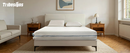 Tribesigns-Matratze, Kalschaummatratze, 90 x 200 cm, mittelfeste 7-Zonen-H3-Matratze mit atmungsaktivem, waschbarem Bezug, 20 cm hoch,