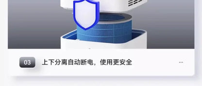 220V airx Humidifier No Mist Quiet Bedroom Cool Mist Evaporative for Baby Nursery Home Office Winter H8 BE