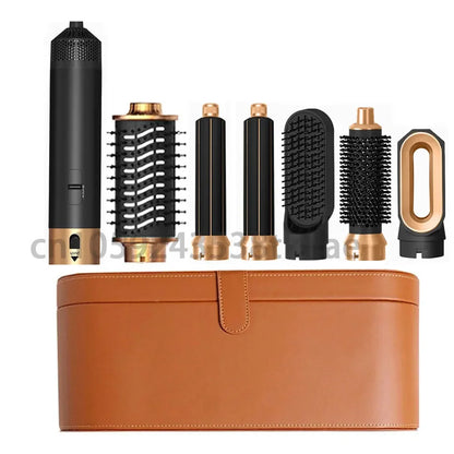 6 in 1 Hair Dryer Multifunctional hot air comb Set Professional Curling Iron Hair Straightener Air Styling Tool Hair Dryer