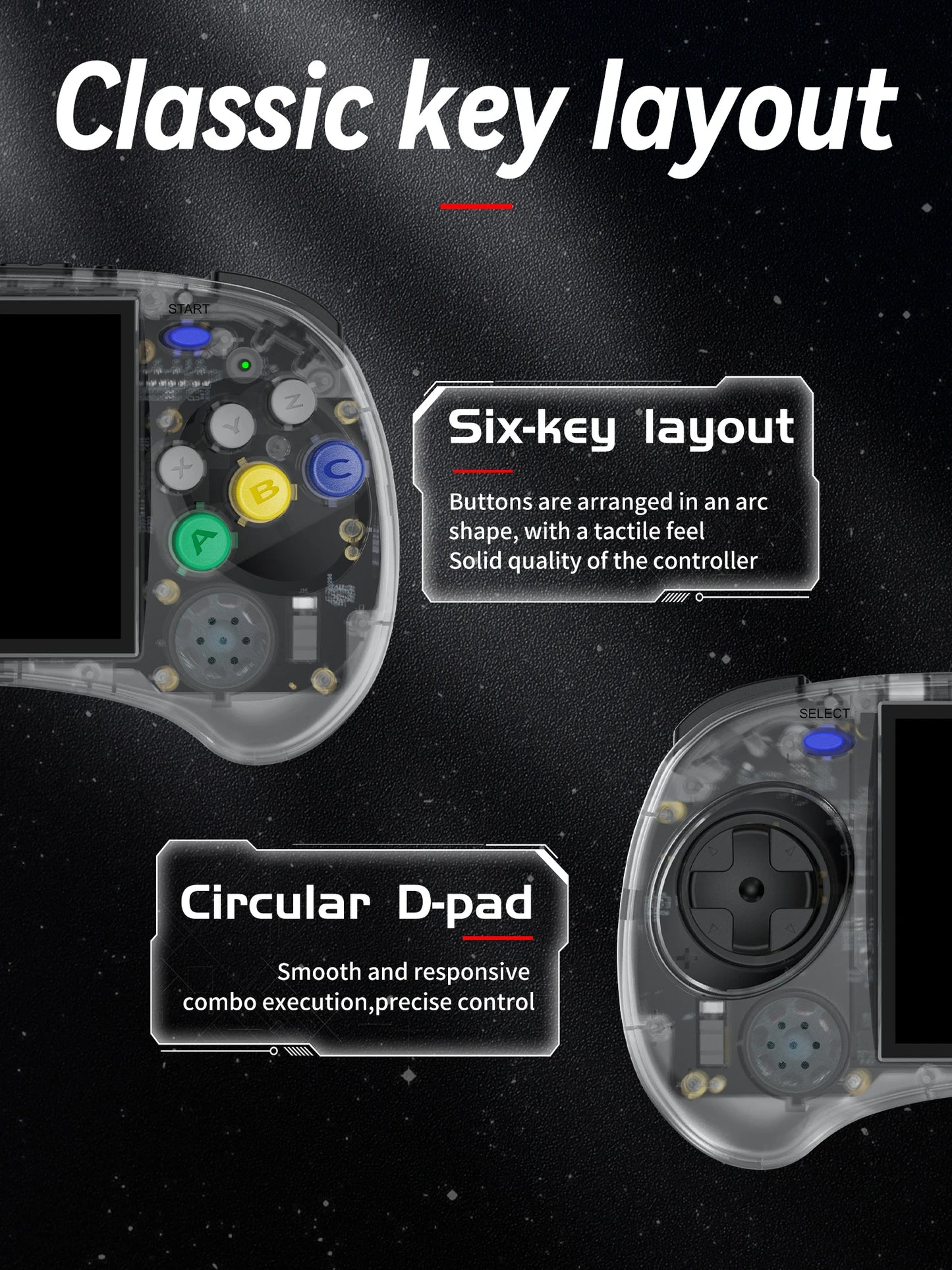 ANBERNIC RG ARC Retro Games RK3566 4.0INCH 640*480 Handheld Game Console Emulator LINUX Android System 3500mAh Children's Gifts.