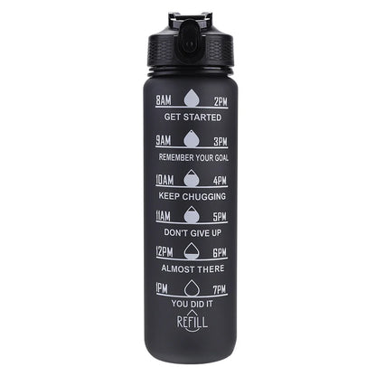 1 Liter Water Bottle Motivational Sport Water Bottle Leakproof Bottles Drinking Outdoor Travel Gym Fitness Jugs for Kitchen Cups.