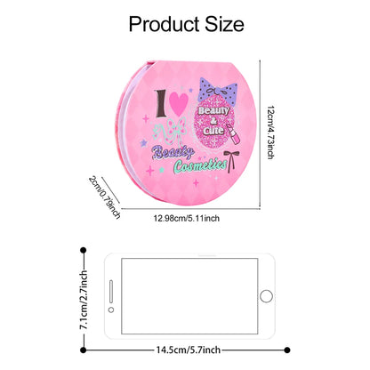 Princess Make Up Box Play House Toy Girls, Eye Shadow Makeup Cosmetics Handbag, Birthday Christmas Gift for Kids Party Cosplay.