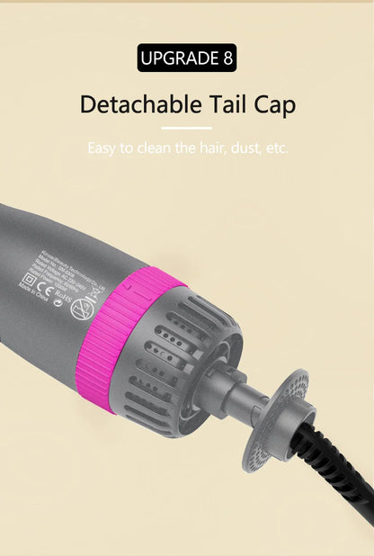 One Step Hair Blower Brush 360 Rotating Power Cable Hot Air Paddle Styling Brush Negative Ion Generator Curling Combair Straigh.