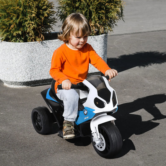Homcom Electric Motorcycle for Children 18-36 Months 66X37X44 cm Blue.