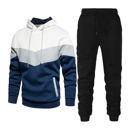 Damen Fleece zweiteilige Sets elegante einfarbige übergroße warme Hoodies und lange Hose Sporta nzug Herbst Winter Trainings anzug 2021