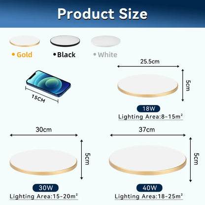 Wasserdichte Badezimmer Lampe Decke Led-deckenleuchten 18W 30W 40W Runde Led-deckenleuchte Für Küche Wohnzimmer wc Zimmer 220V.