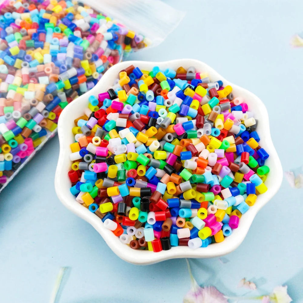 Fuse Beads 5mm 1000pcs 36 Color Pearly Iron Beads for Kids Hama Beads Diy Puzzles High Quality Children Handmade Gift Perler Toy.
