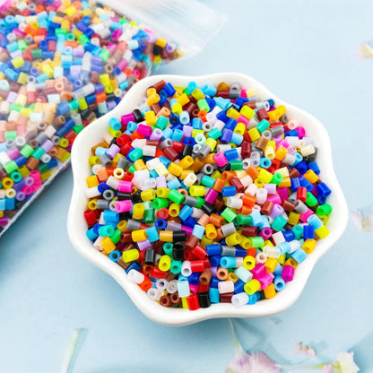 Fuse Beads 5mm 1000pcs 36 Color Pearly Iron Beads for Kids Hama Beads Diy Puzzles High Quality Children Handmade Gift Perler Toy.