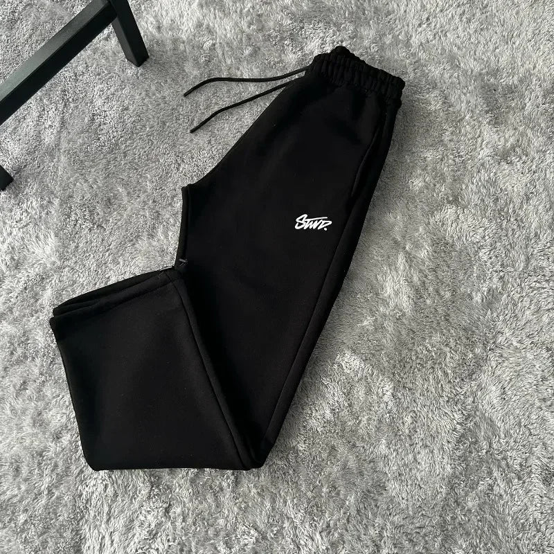 Autumn and Winter Street Casual Loose High-waisted Sweatpants Men Y2k Harajuku Hip-hop Fashion Versatile Oversized Trouser Women.