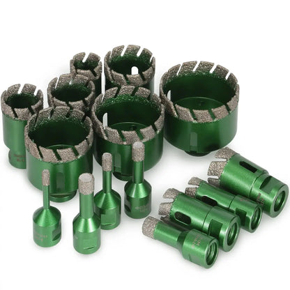 6–130 mm M14-Gewinde, trocken, vakuumgelöteter Marmor, Mauerwerk, Lochsäge, Öffner, Diamantbohrkrone für Keramikfliesen, Granit, Marmor